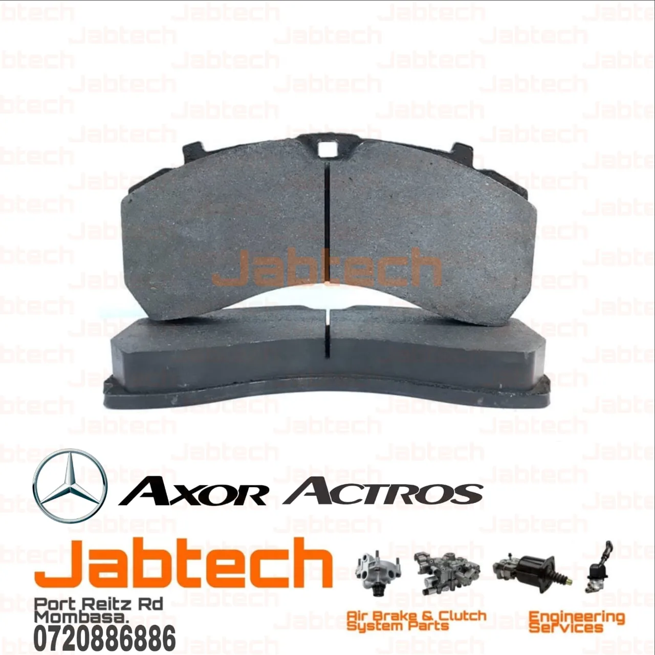 Brake Pads Front Axor Actros MP3 MP4
